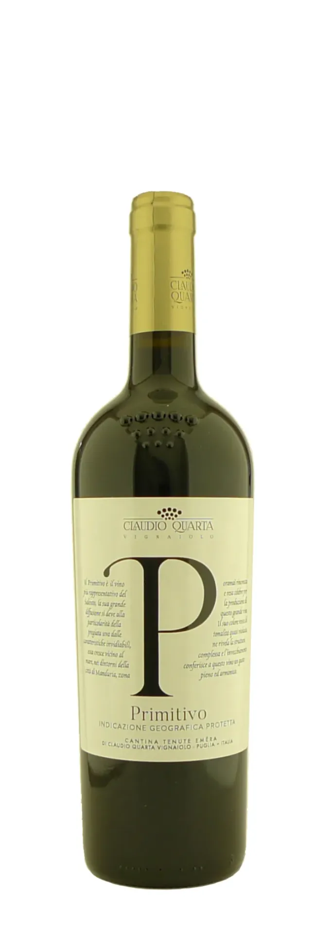 IT - Primitivo Salento - 2022 - 75cl - Claudio Quarta Vignaiolo - Puglia