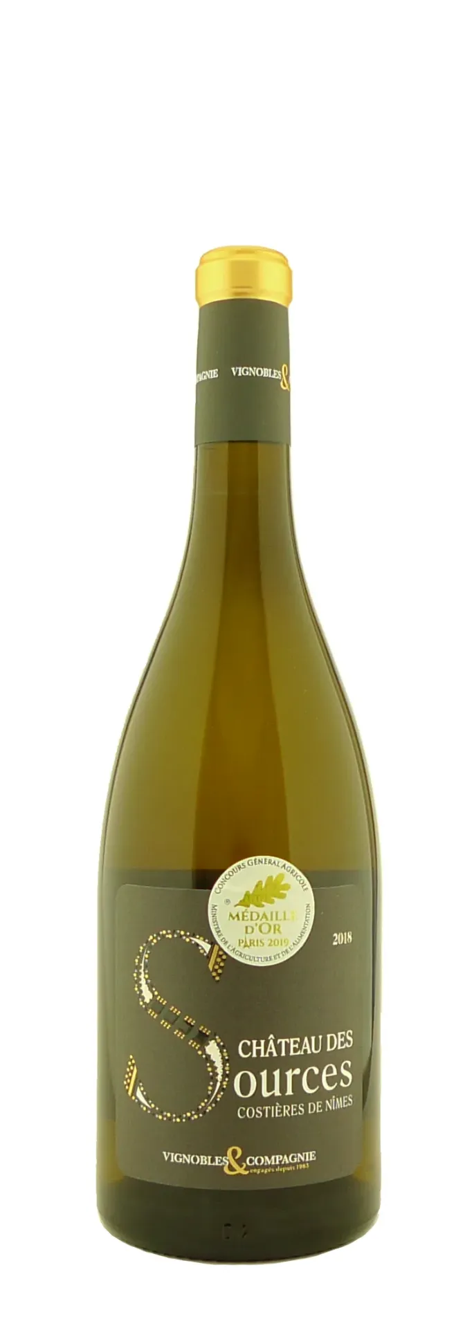 FR - Château des Sources blanc - 2021 - 75cl - Vignobles & Compagnie - Rhône