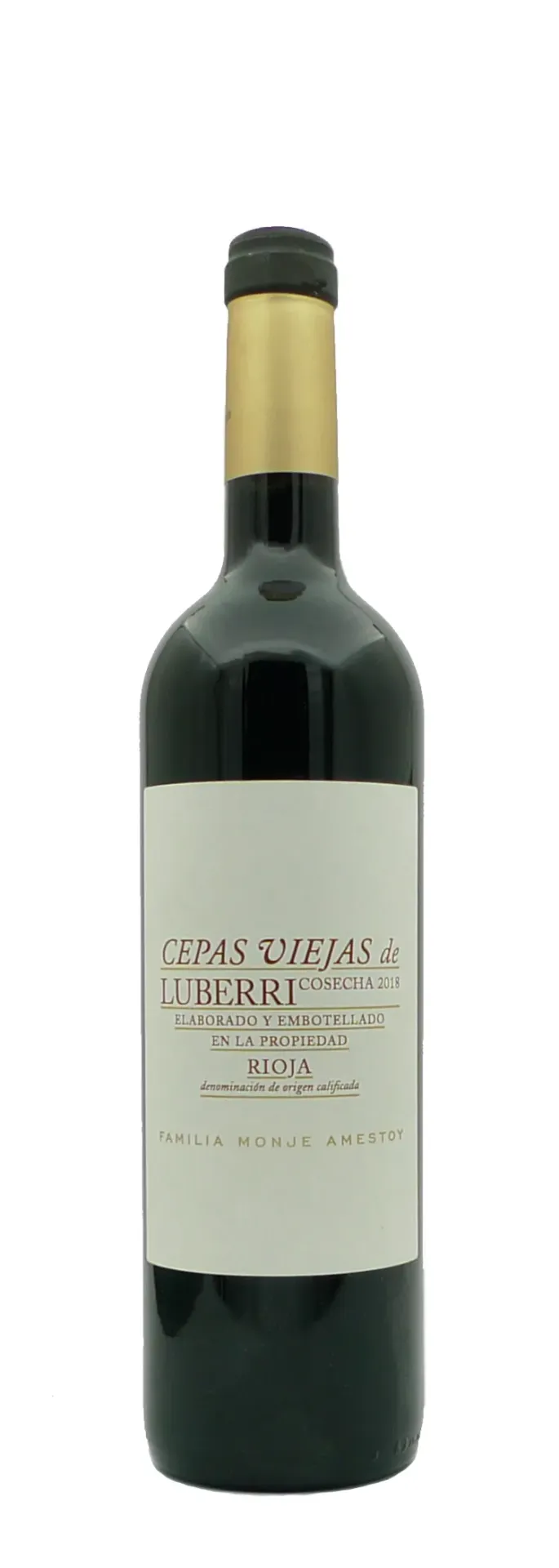 ES – Cepas Viejas de Luberri –2018 –  Monje Amestoy – Rioja