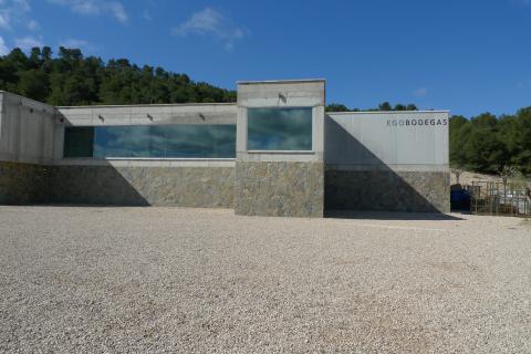 De nieuwe winery, afgewerkt in 2014