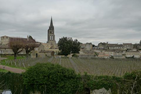 Het stadje Saint-Emilion.